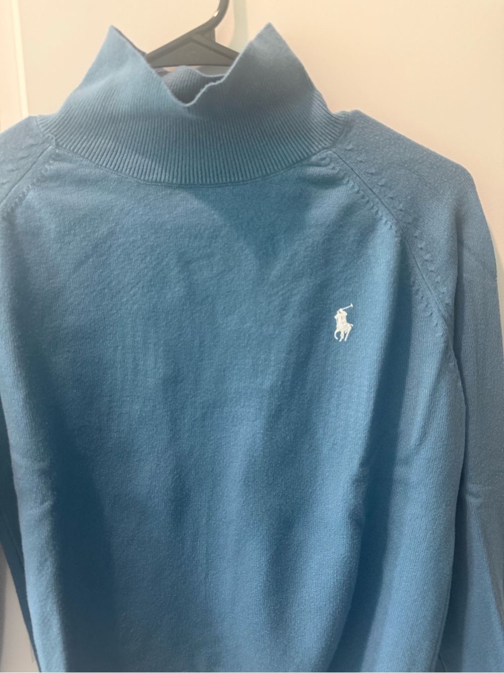 Polo by Ralph Lauren Teal Blue Turtleneck Sweater